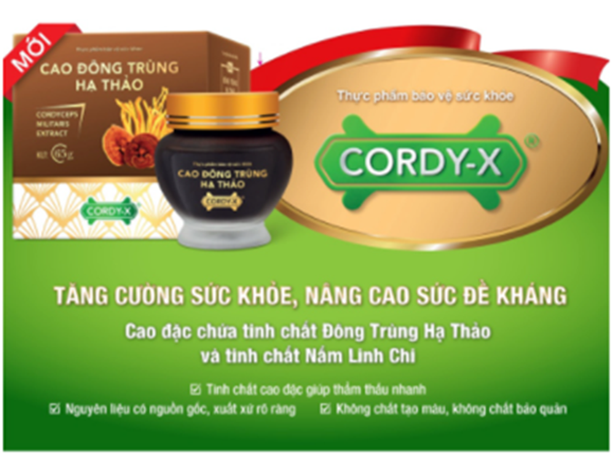 Cao Đặc Đông Trùng Hạ Thảo - Cordy X