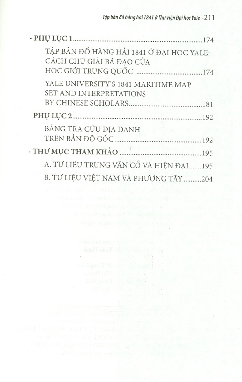 Tập Bản Đồ Hàng Hải 1841 Ở Thư Viện Đại Học Yale - Dịch Và Chú Giải (Nghiên cứu về những ghi chép trong sử liệu Trung Hoa liên quan đến các địa danh ven bờ và hải đảo Việt Nam)