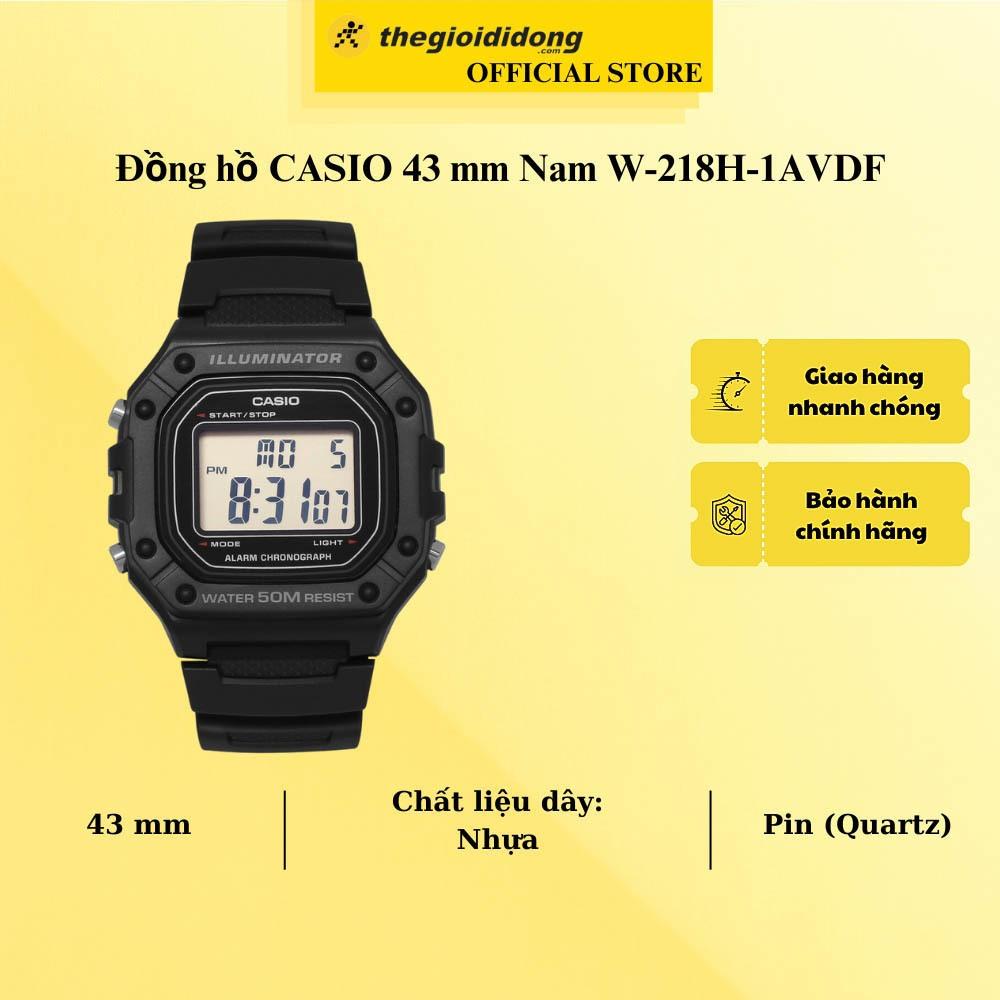 Đồng hồ Nam Casio W-218H-1AVDF - Hàng chính hãng - Hàng Chính Hãng