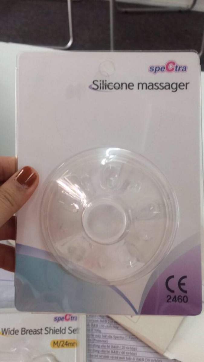 Phiễu massage silicon Spectra ( Cổ dài - 01 cái/vỉ)