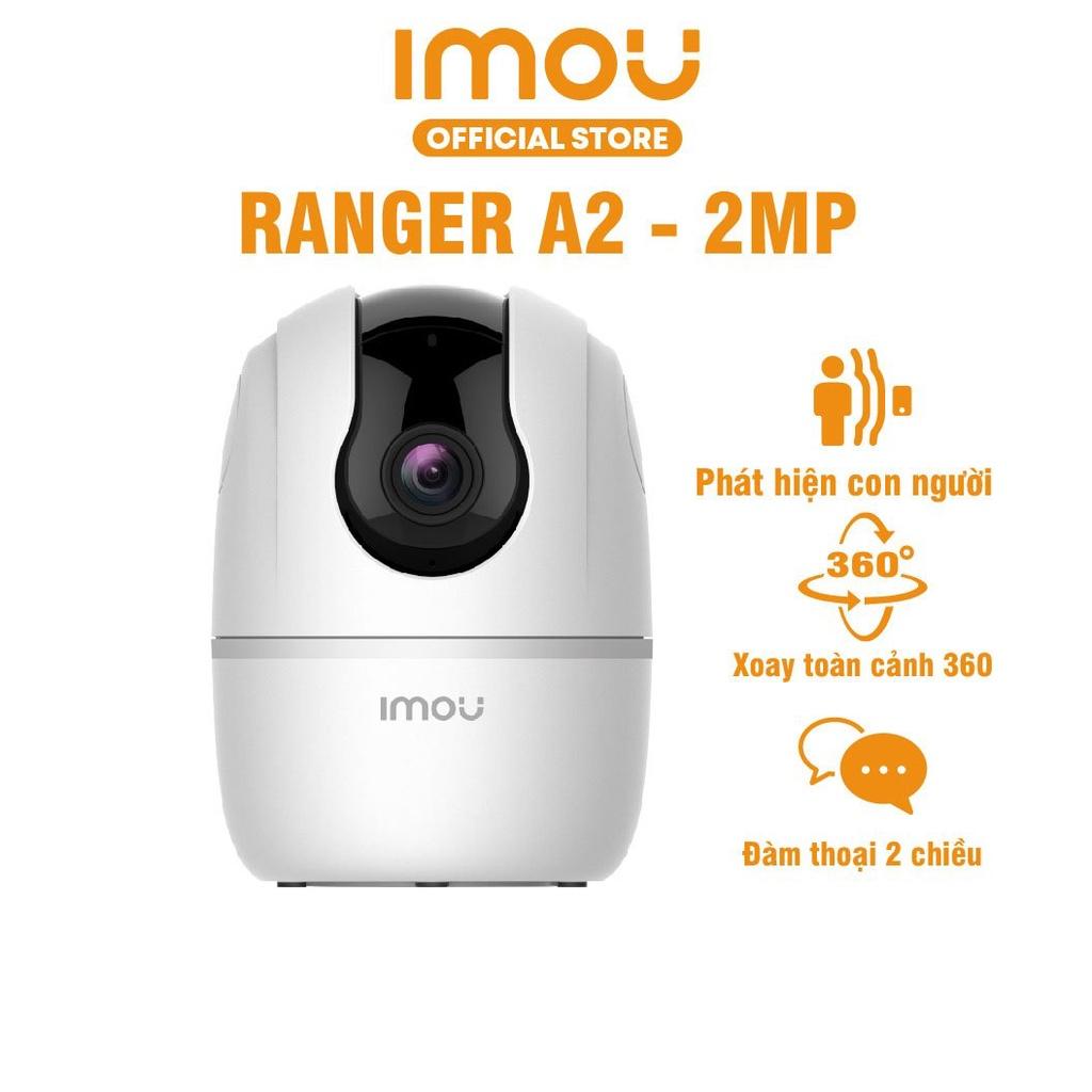 Camera Wifi Imou Ranger A2 (2MP) I Phát hiện con người I Xoay toàn cảnh 360 I Đàm thoại I Hàng chính hãng