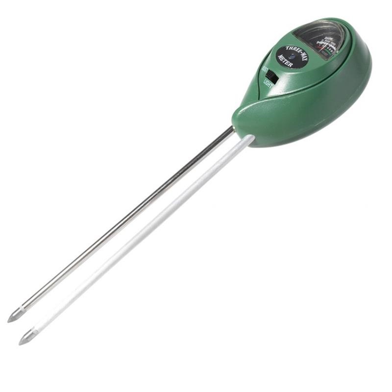 Máy đo, dụng cụ đo độ PH đất 3 trong 1 tròn