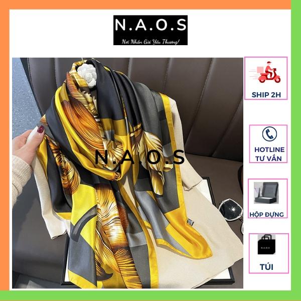 Khăn choàng lụa dài 90x180cm quàng cổ-Qùa tặng 20/10-quà tặng sinh nhật-quà tặng 8/3-quà tặng 20/11