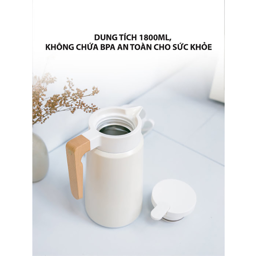 Bình pha cà phê cán gỗ La fonte 006668