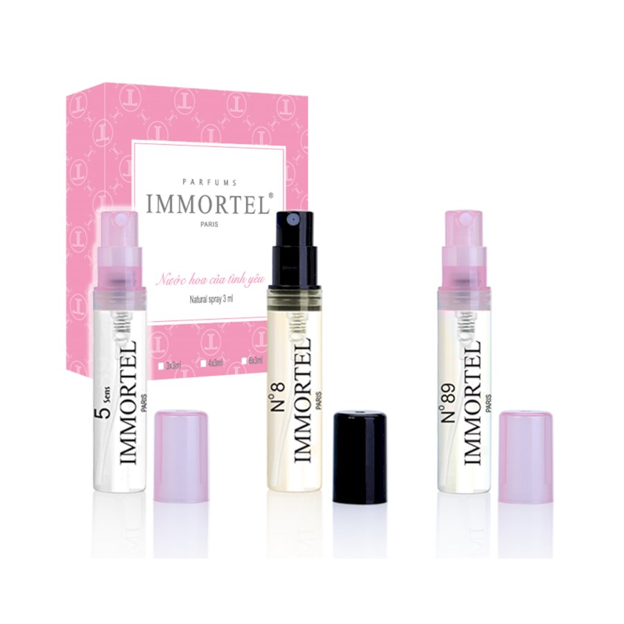 Hộp Set4 _ 3 chai xịt 3ml :