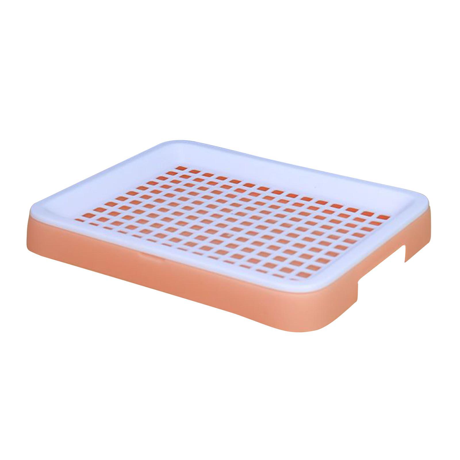 Rabbit Bedpan Portable Pee Pan Tray Guinea Pig Litter Pan for Hamster Guinea Pigs Birds Pet Supplies Small Animals