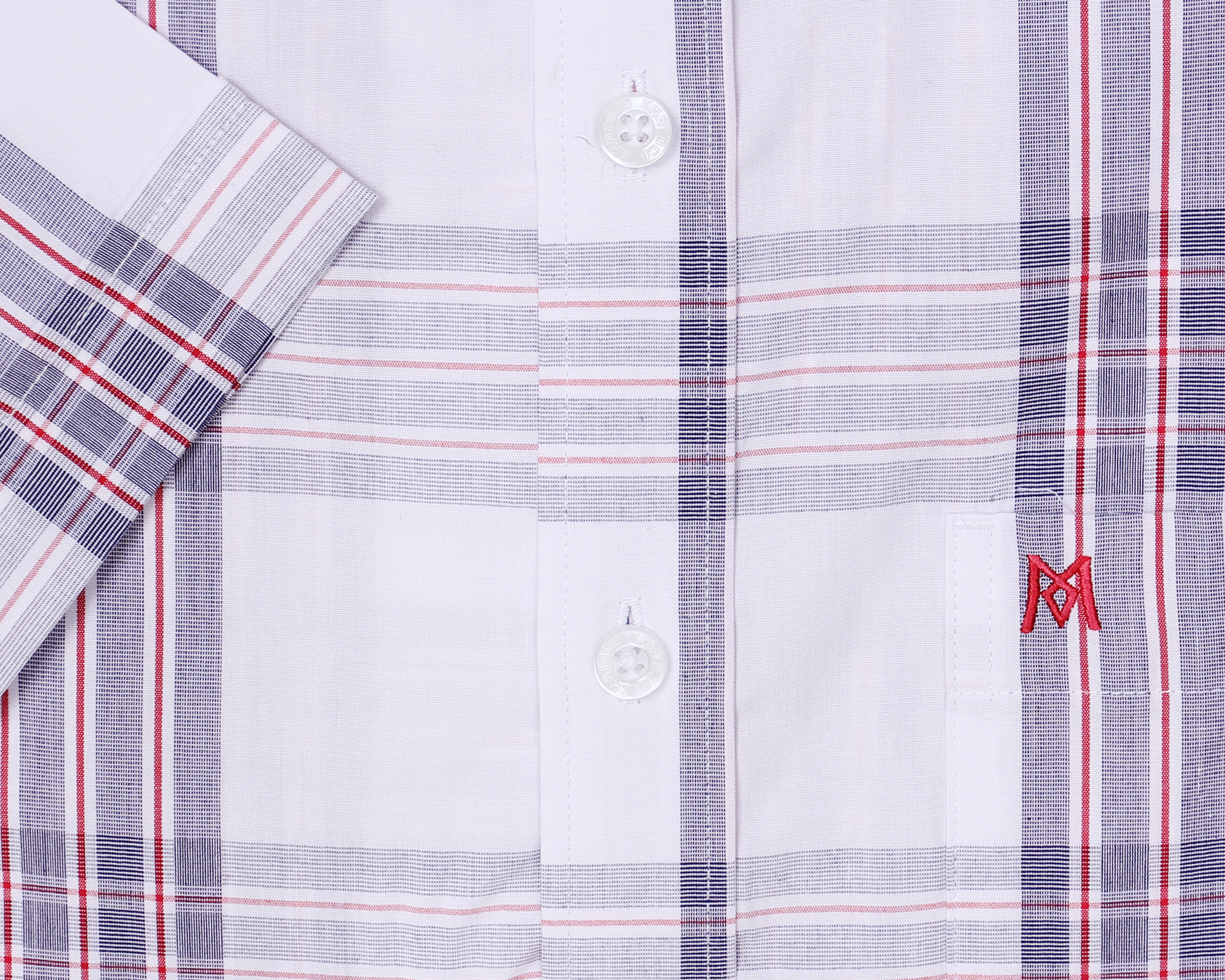 Áo sơ mi nam tay ngắn form suông vạt ngang Khatoco A1MN388T2-THCR005-2201-N