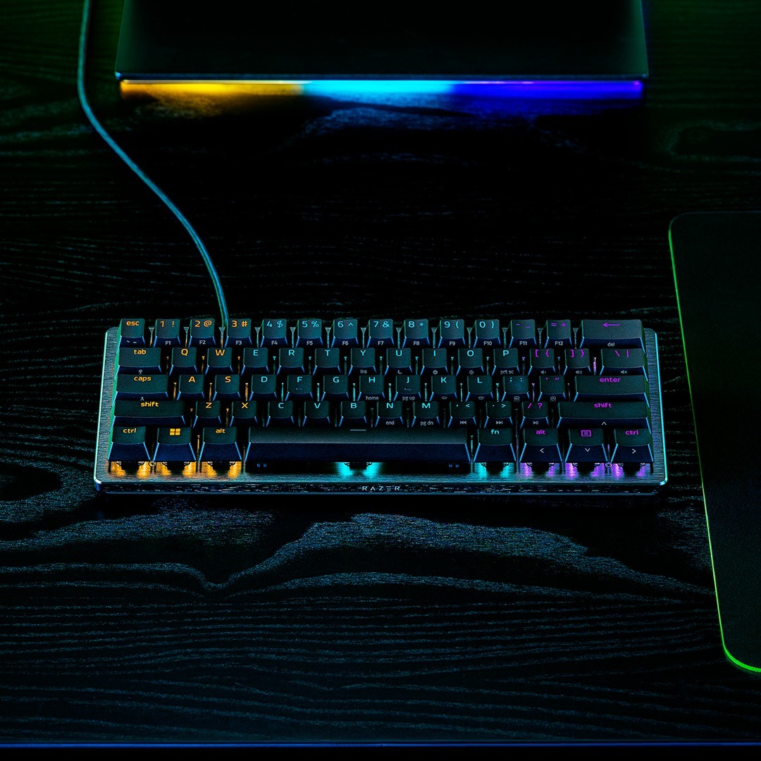 Bàn phím Razer Huntsman V3 Pro Mini - 60% Analog Optical Esports Keyboard_Mới, hàng chính hãng