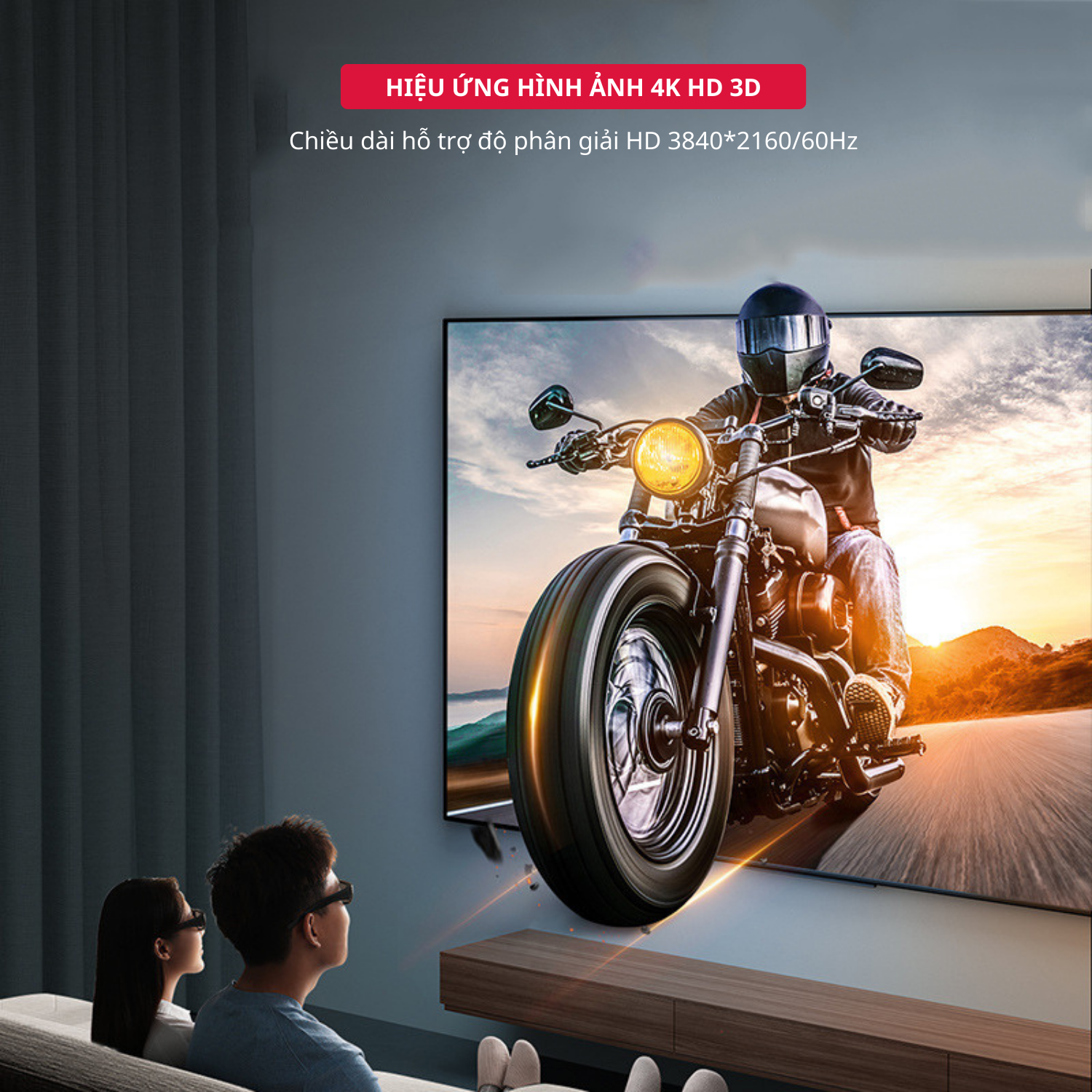 Dây Cáp HDMI 2.0 4K Dài 2M Dùng Cho Tivi/ Máy Tính/ Playstation - Hàng Chính Hãng Tamayoko