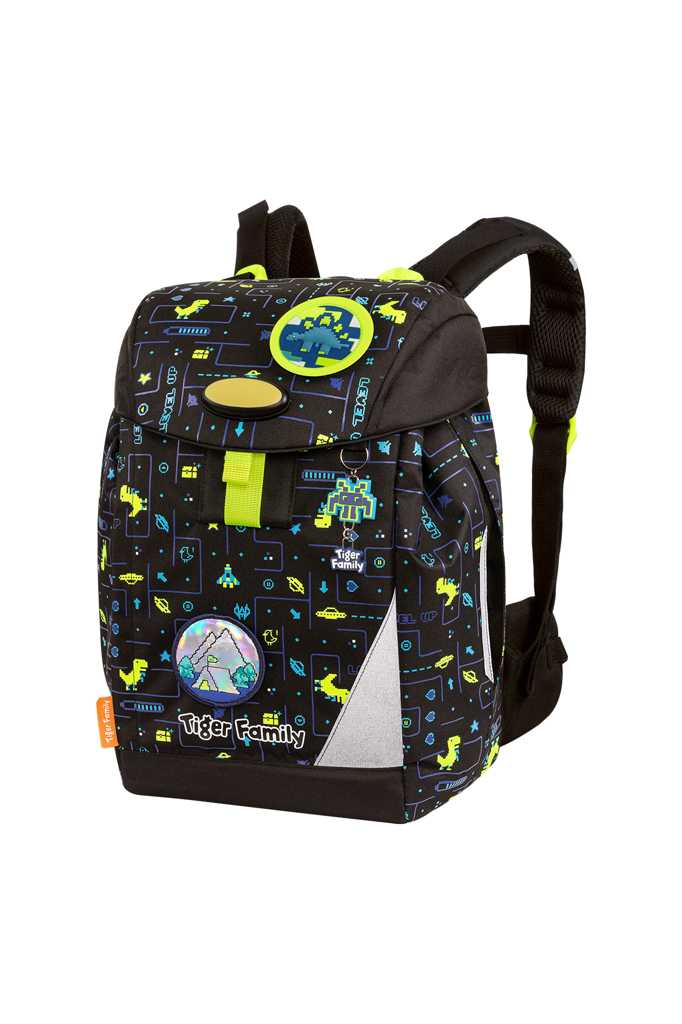 Cặp Chống Gù Eggie Schoolbag - Level Up - Go Green - Tiger Family TGEG-002A