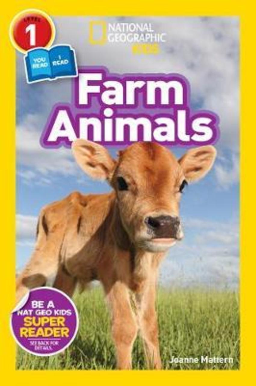 Sách - National Geographic Kids Readers: Farm Animals by Joanne Mattern National Geographic Kids (US edition, paperback)