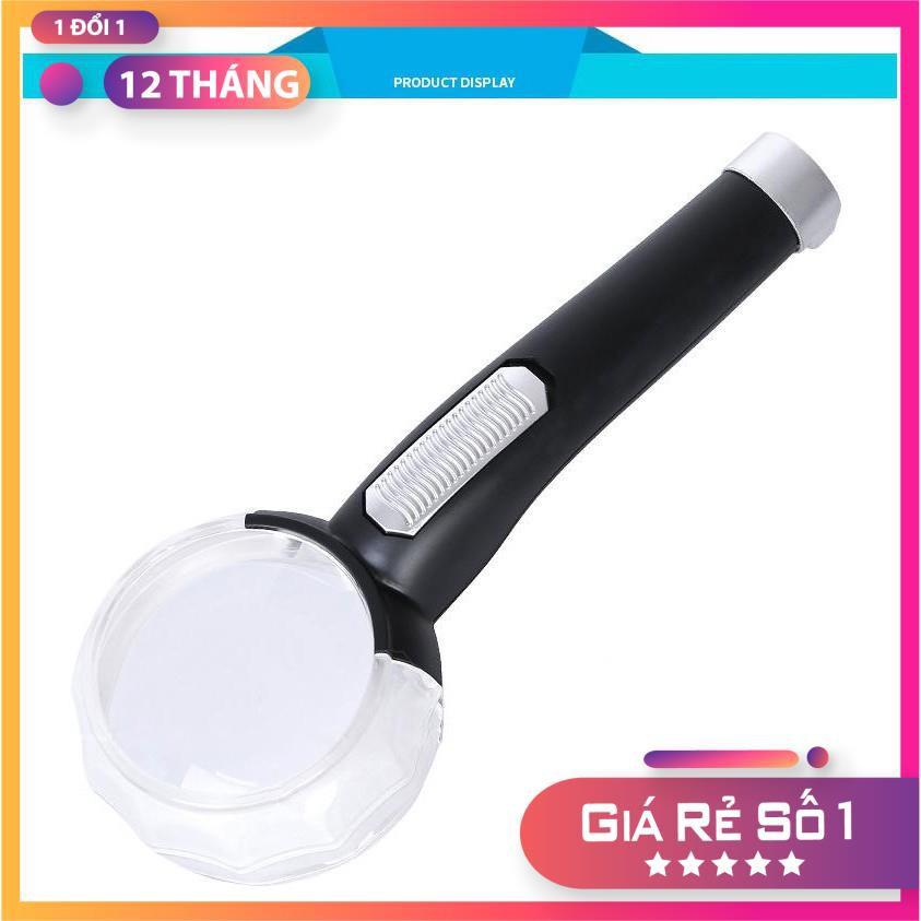 Kính lúp cầm tay 10X có đèn COB TH-8015