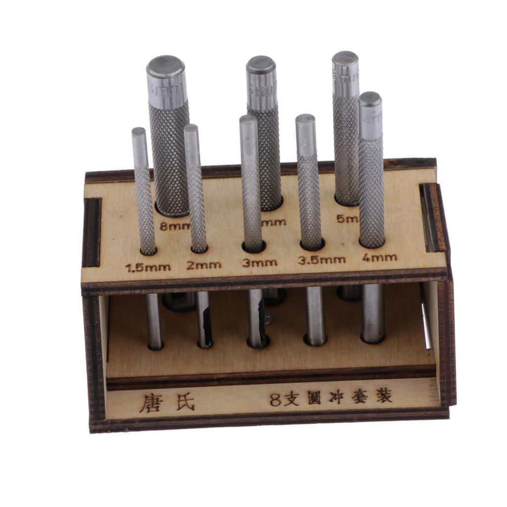 DIY Hollow Hole Leather Punch Cutting Craftstool Punch Cutter Tools for Belt