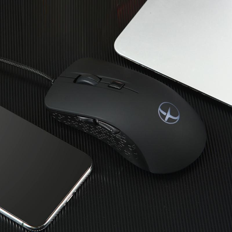 2400 DPI Làm Nóng Ấm Tay USB Chuột Chơi Game Có Dây Dành Cho Máy Tính Xách Tay Máy Tính 1XCB
