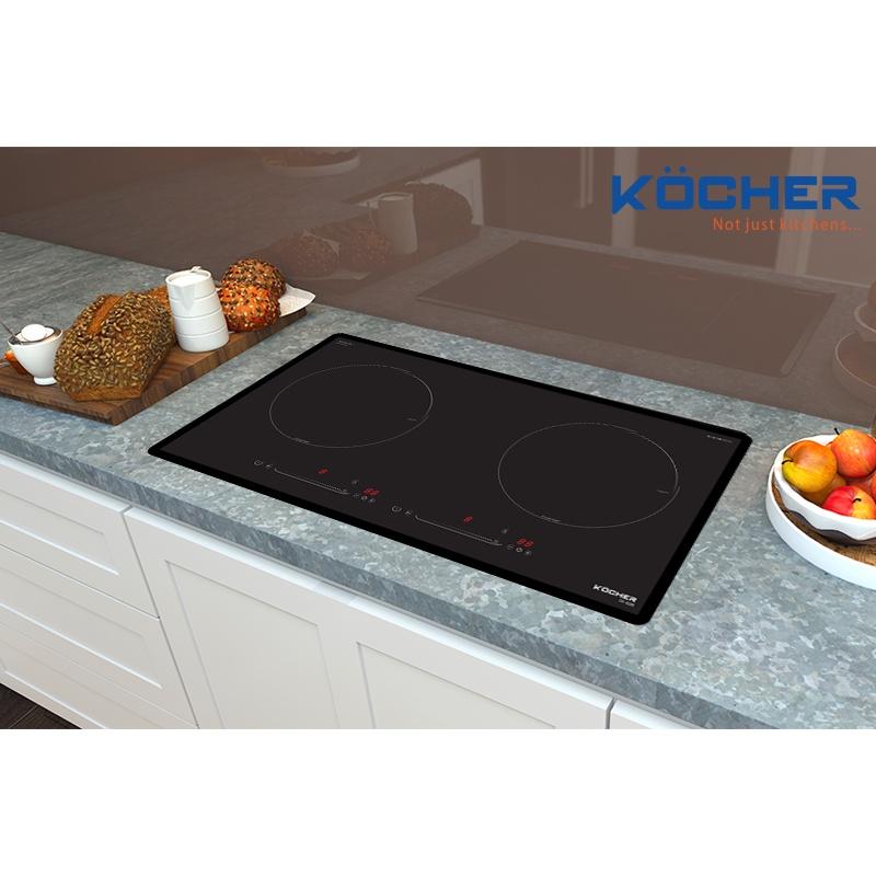 Bếp Điện Từ Đôi Kocher DI-628 Công Nghệ Inverter, tiết kiệm điện, Nhiều tính năng - Hàng chính hãng