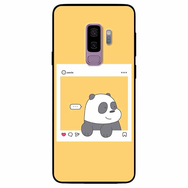 Ốp lưng dành cho Samsung S9 Plus mẫu Chú Gấu Khung Hình