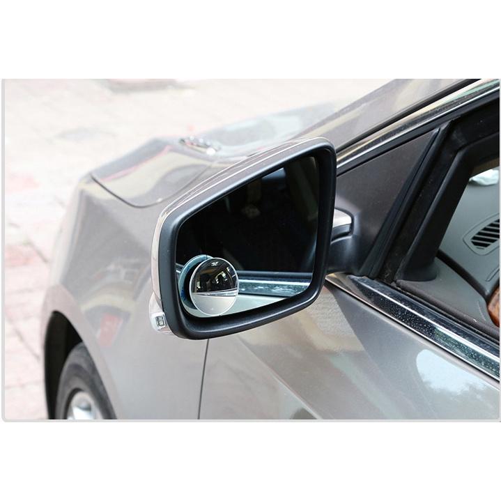 Combo 2 gương cầu kính lồi 5 cm chiếu hậu, xóa điểm mù thích hợp cho nhiều loại xe ôtô-Hoàng Đông Shop.