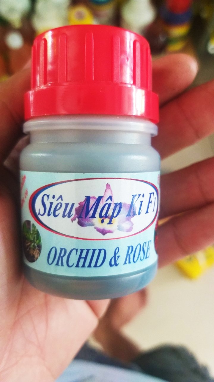 CHẾ PHẨM HỮU CƠ SIÊU MẬP KI F1 CHO HOA LAN, HOA HỒNG LỌ 50ML
