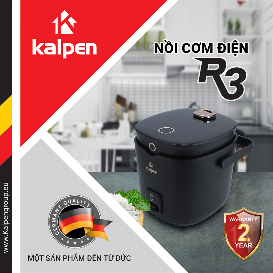 Nồi cơm điện cao cấp Kalpen R3 Dung tích 1L  Hàng Chính hãng