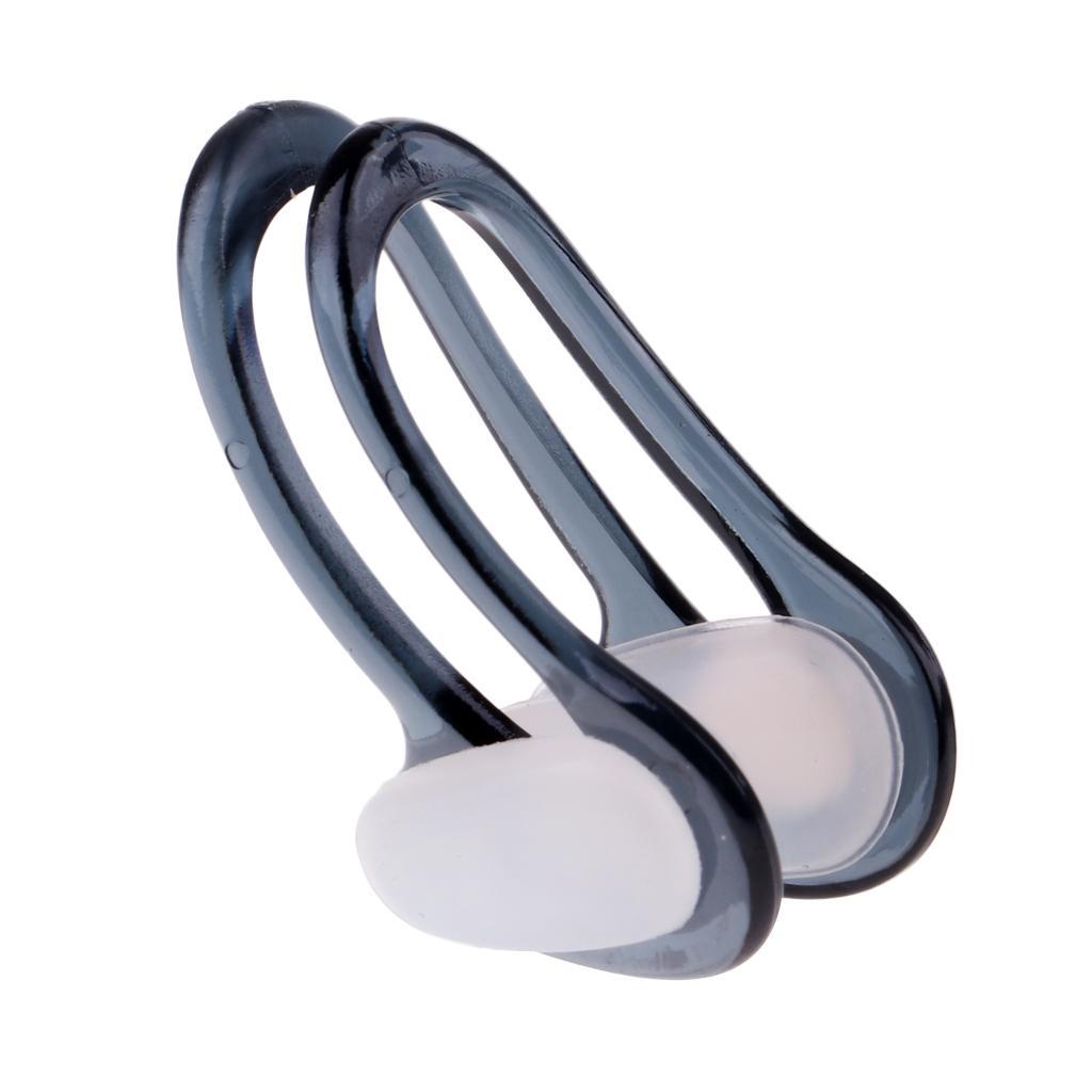 Men Women Soft Silicone Swim Swimming Nose Clip With Storage Case
