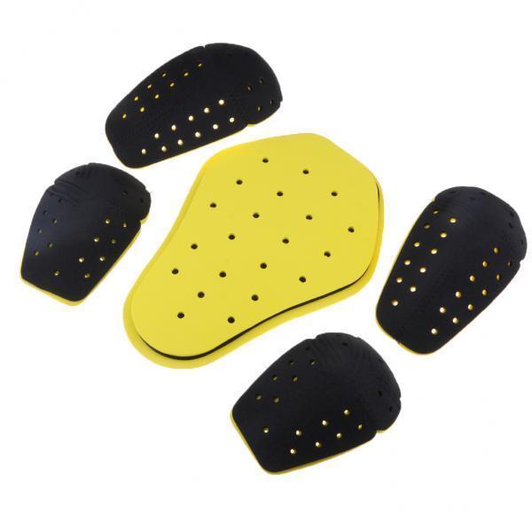 2X 5PCs Triple Density Removable Protective Gear Set For Motorcycle Cycling