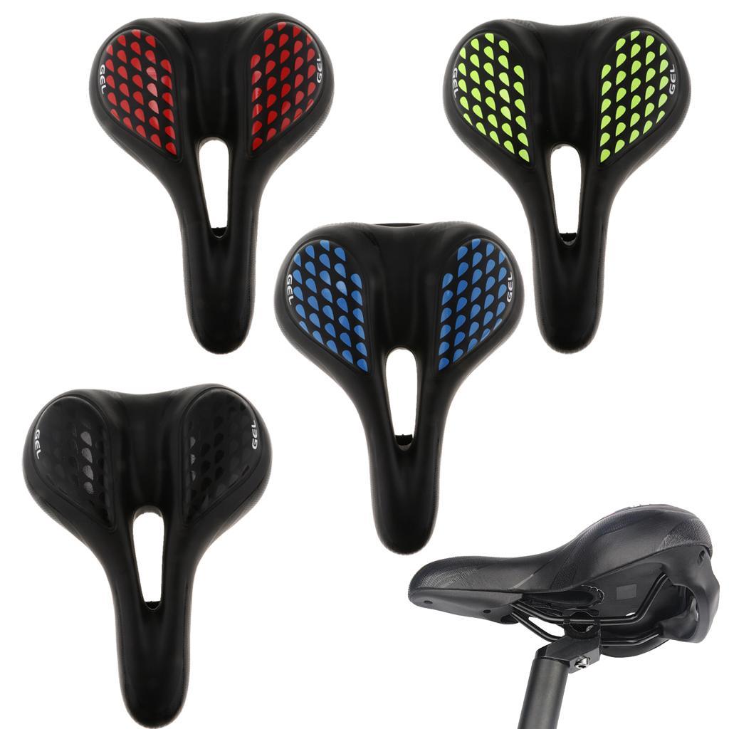 Mountain Bike Road Bicycle Racing Hollow Saddle Seat Thick and Wide Saddle