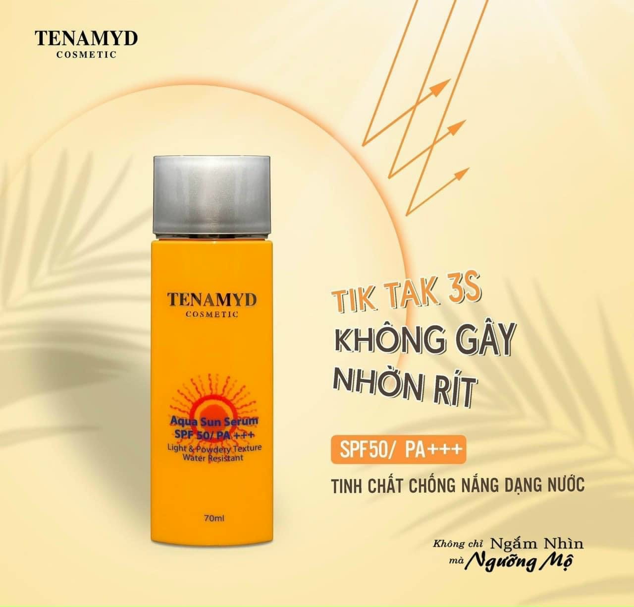 Tinh chất chống nắng Tenamyd Aqua Sun Serum SPF 50/PA+++ tuýp 70ml