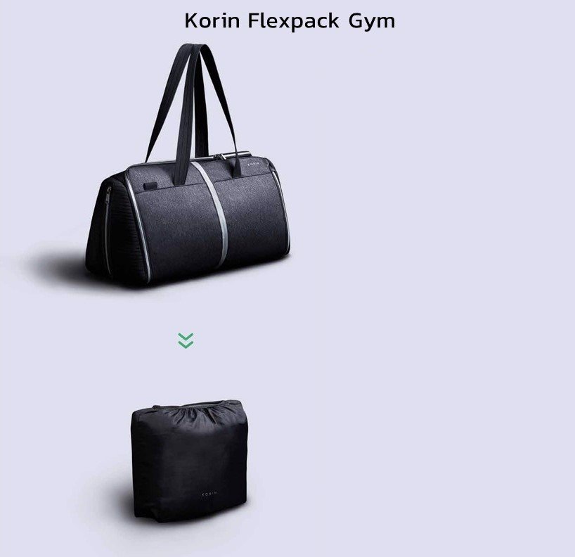 Túi xách chống trộm chống nước Korin Flex Pack Gym