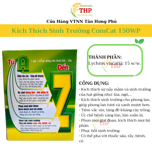 Thuốc Kích Thích Sinh Trưởng ComCat 150WP | HỘP 10 GÓI x 7,5gam