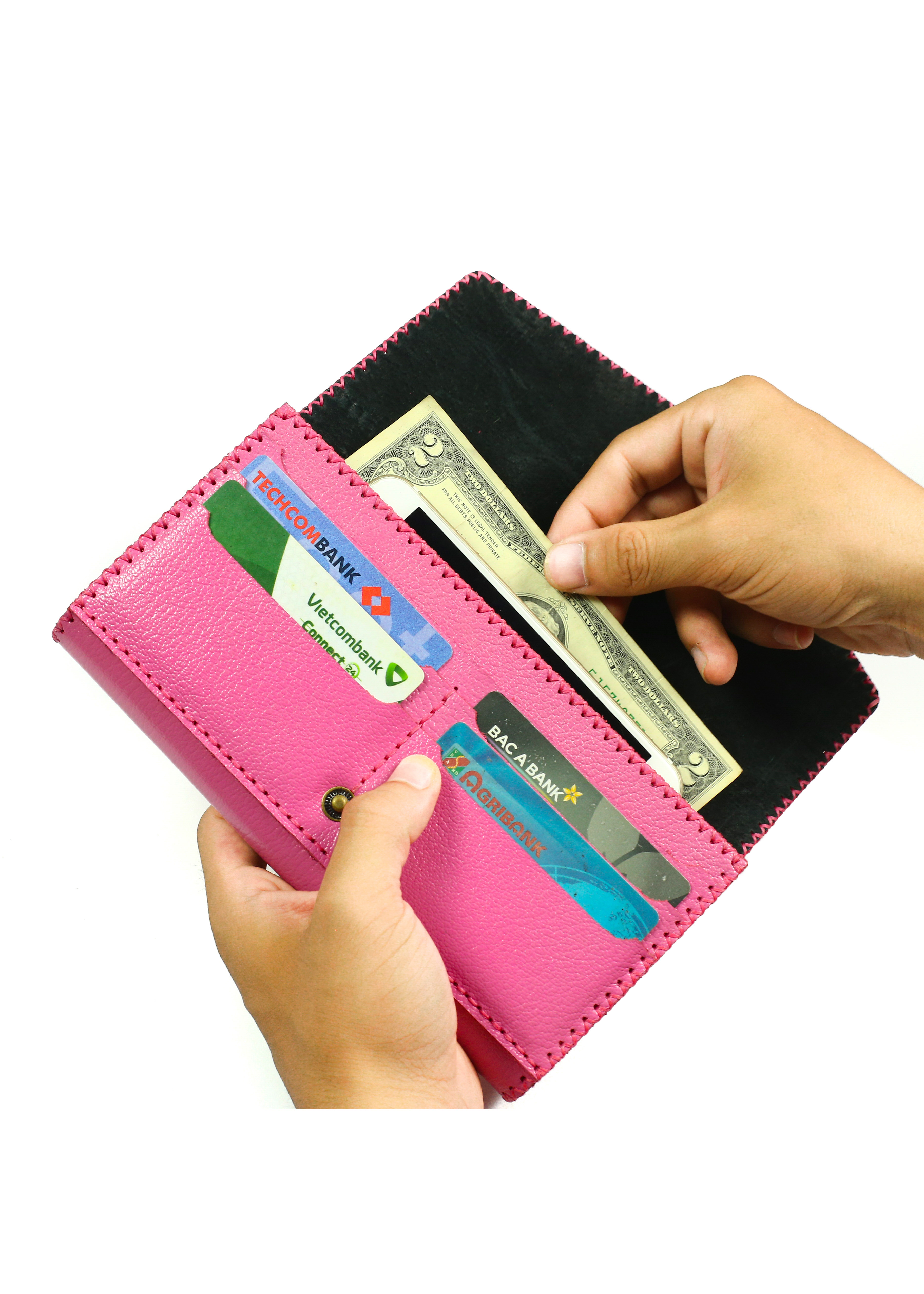 Ví Bóp Nữ Da Bò Thật Cầm Tay Clutch Handmade Cao Cấp Galaxy Store GVNUA04 - Hàng Chính Hãng