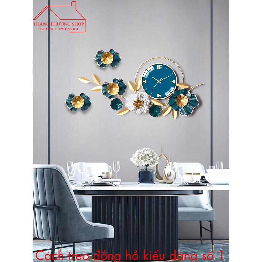 Đồng Hồ Treo Tường Cành Hoa TP-077G