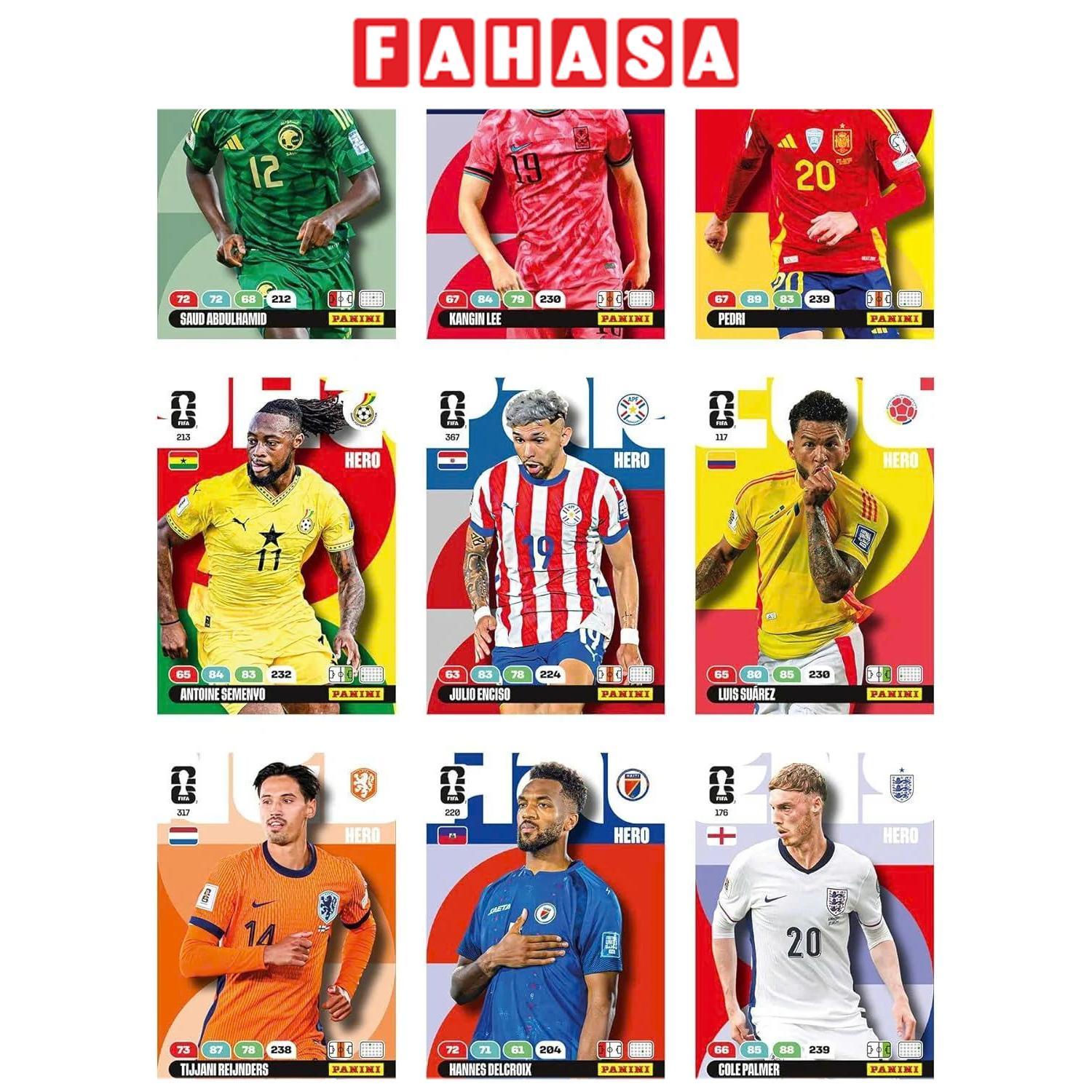 Gói Thẻ Hình FIFA World Cup 2026 Adrenalyn XL - Panini (8 Cards Ngẫu Nhiên/Túi)