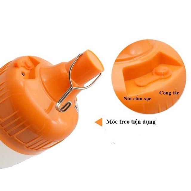 Bóng Đèn Tích Điện 6-8h Loại 60w Sạc Tích Điện Có Móc Treo