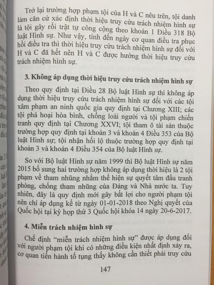 Sách Bình Luận Bộ Luật Hình Sự năm 2015, Phần Những Quy Định Chung – ThS. Đinh Văn Quế