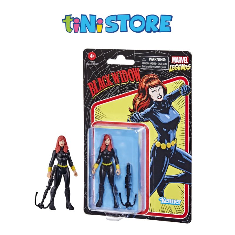 Đồ chơi siêu anh hùng Legends Retro Black Widow 9.5 cm Avengers