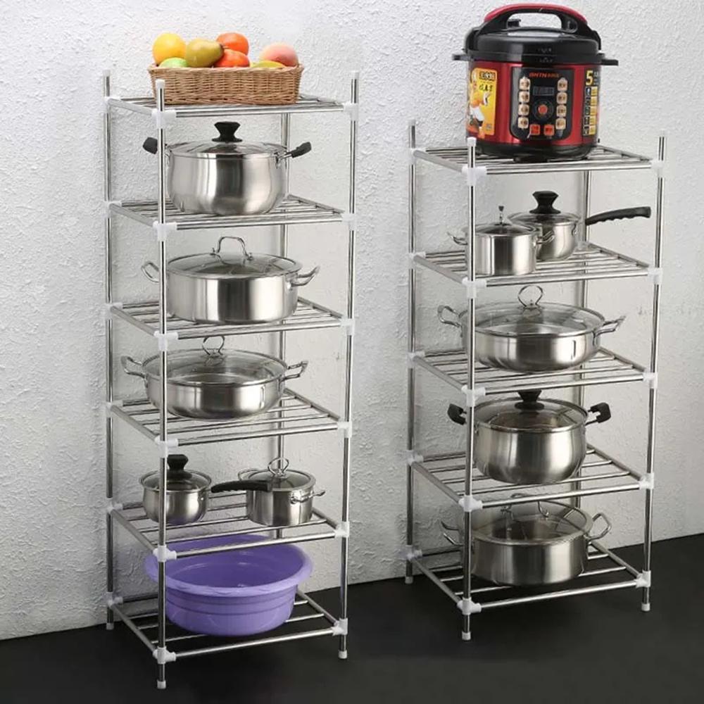 Nhà Bếp Nhà Tổ Chức Giá Đỡ Phụ Kiện Kệ Sàn Nồi Giá Đỡ Chậu Rửa Lưu Trữ Giá Đỡ Lưu Vực Giá Treo Đồ Dùng Nhà Bếp Lưu Trữ Giá Đỡ