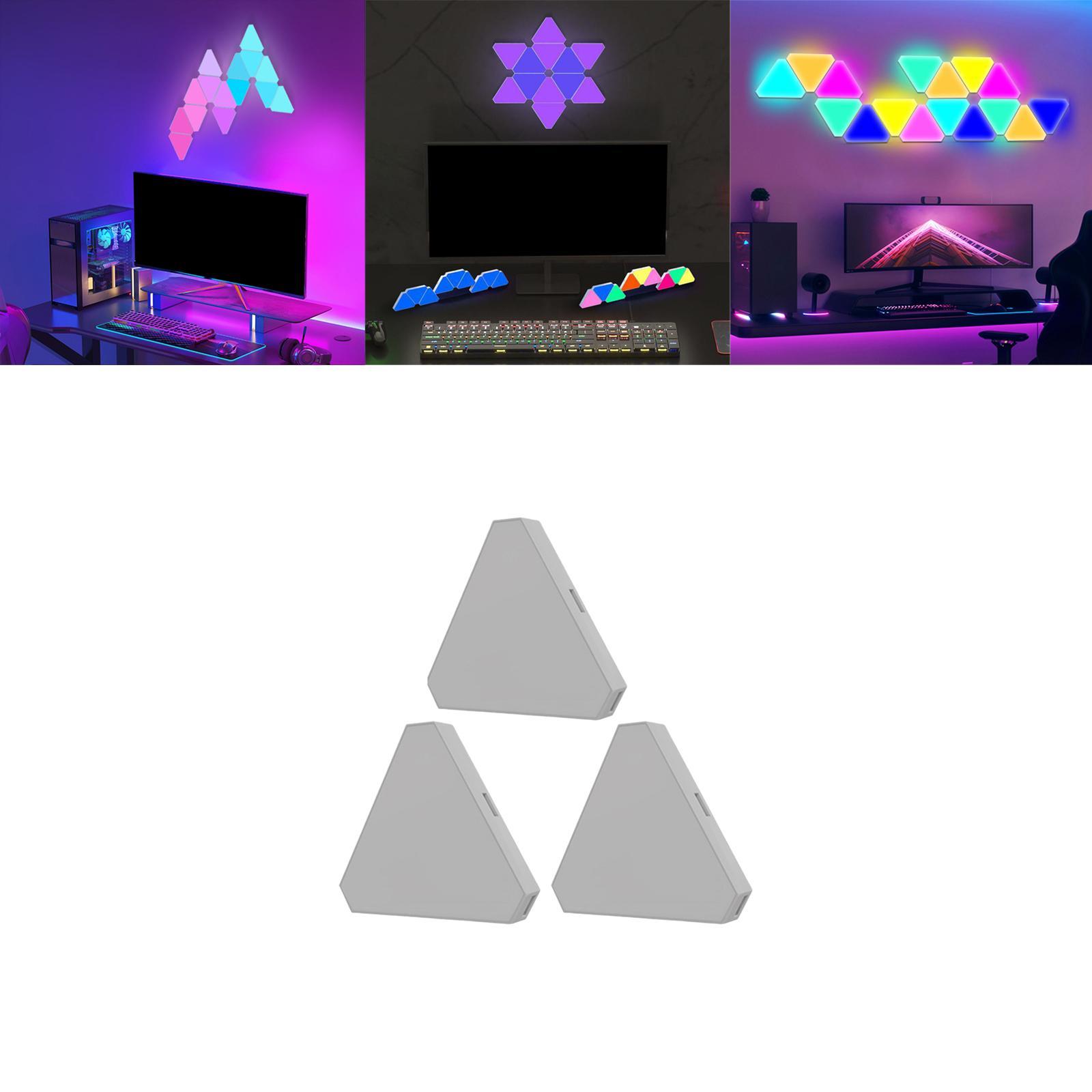 Multicolor DIY Smart APP Control Atmosphere Bluetooth 3pcs