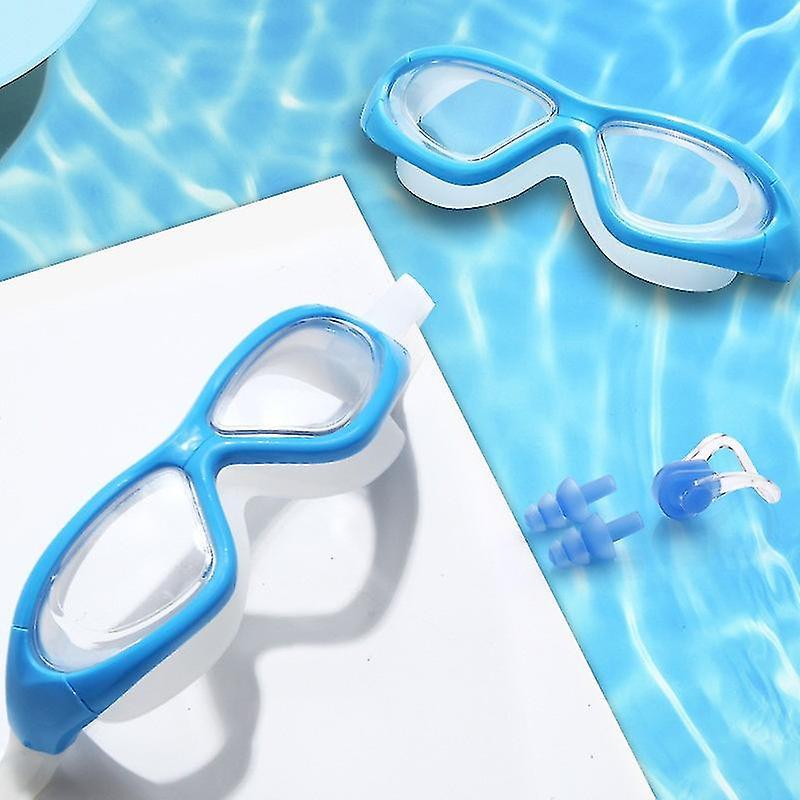 Kính lặn trưởng thành, ống kính chống lông trang, thiết bị bơi với dây đeo silicon đàn hồi, màu trắng bạc, 165 mm