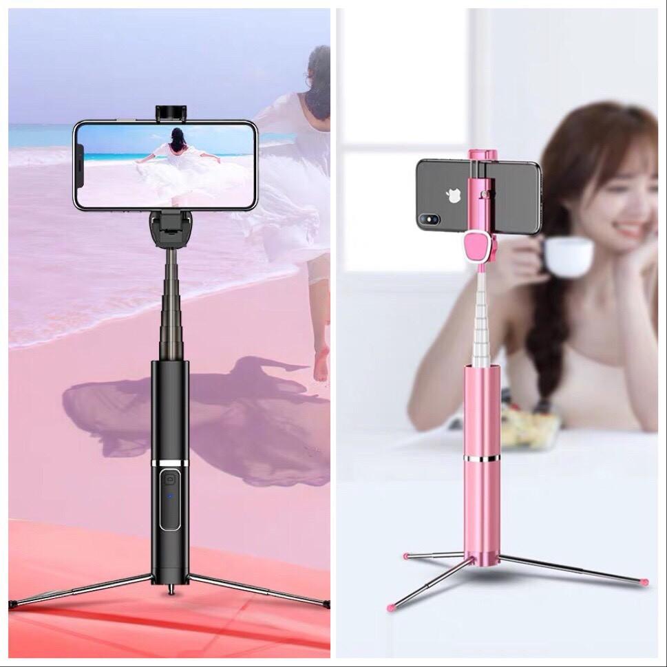 Gậy tripod selfie,gậy chụp hình quay video livestream có remote rút gọn cao cấp (Cyke)