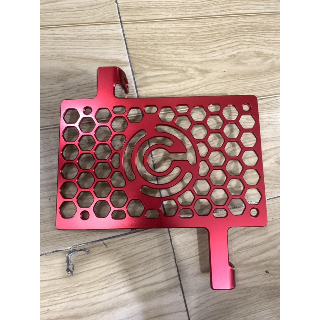 Che két nước xe exciter 155 nhôm cnc màu đỏ