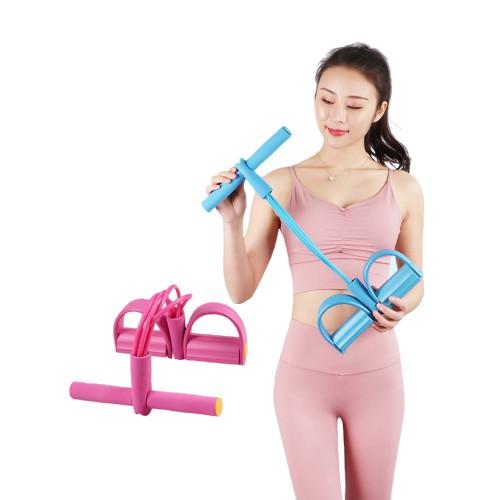 Dây Kéo Đàn Hồi 4 Ống Cao Su Tập Thể Dục, Tập Gym Tại Nhà Tập Toàn Thân Nâng Cao Sức Khỏe