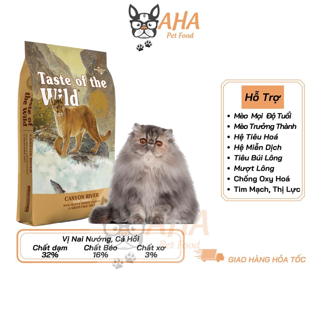 Thức Ăn Cho Mèo Ba Tư, Taste Of The Wild Bao 2kg - Thức Ăn Cho Mèo Vị Cá Hồi, Rau Củ Quả, Trái Cây Tự Nhiên