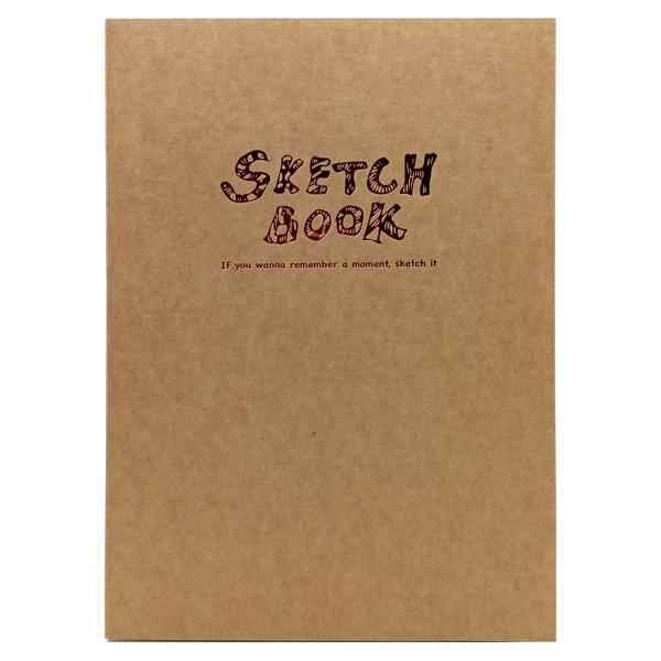 Sổ Vẽ Khâu Gáy A4 80 Tờ Sketch Book - ZEN art 8720 - Màu Nâu