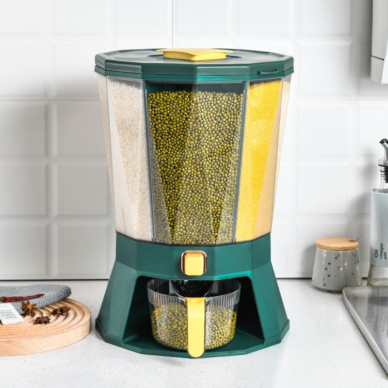 Hộp Đựng Ngũ Cốc 4 Ngăn Kháng Khuẩn CINZA DIAMOND Cereal Box BPA Free