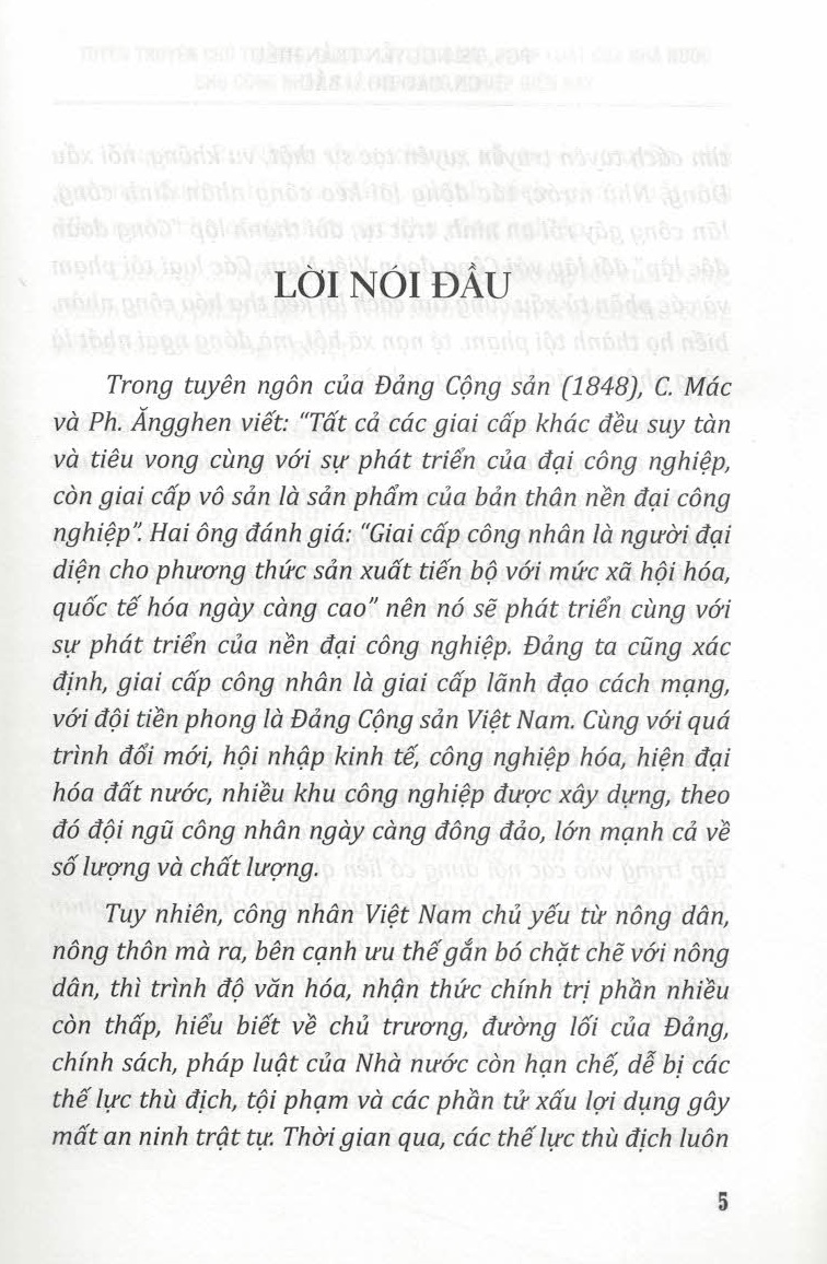 Tuyên Truyền Chủ Trương, Đường Lối Của Đảng, Pháp Luật Của Nhà Nước Cho Công Nhân Các Khu Công Nghiệp Hiện Nay (Sách Chuyên Khảo)