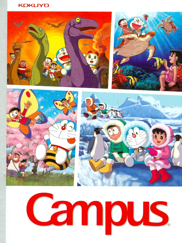 Tập Campus NB-ADWL96 DORAEMON WONDERLAND 96 trang 4 ô ly (mẫu ngẫu nhiên)