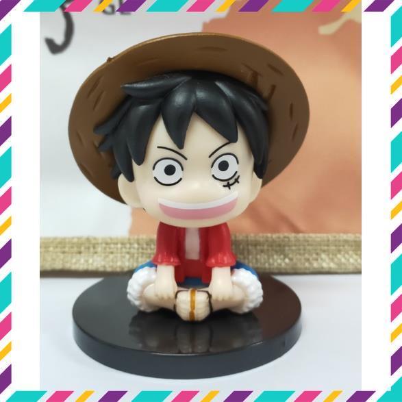 Mô Hình OnePice, Luffy Zoro Chibi Siêu Đẹp, Bộ Sưu Tập Nhân Vật, Decor - Tượng OnePiece Cao 6,5 cm