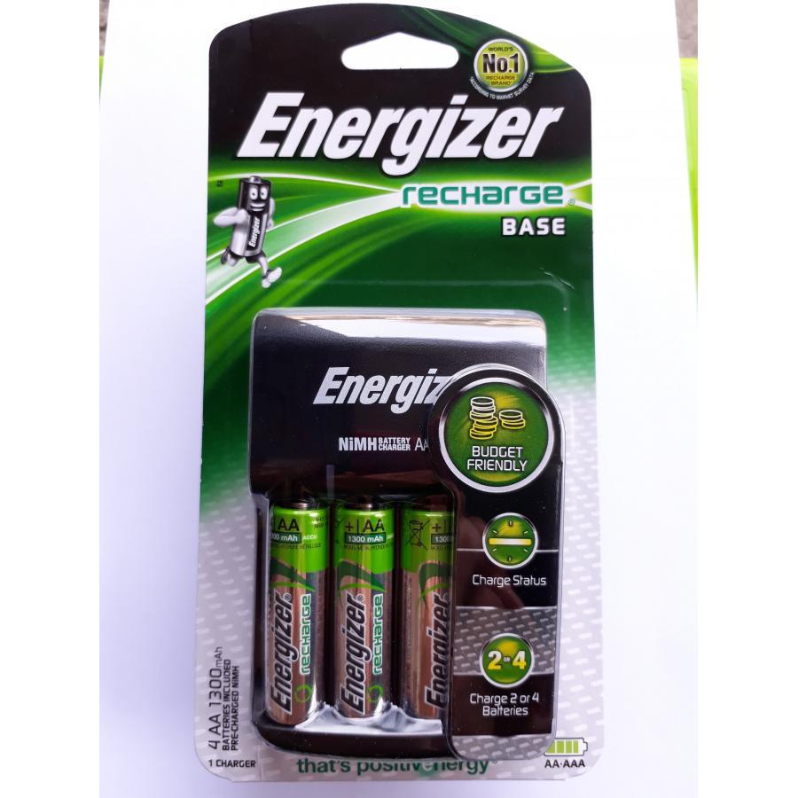 Máy sạc Pin ENERGIZER CHVC4 (kèm 4 viên pin sạc AA 1300 mAh)