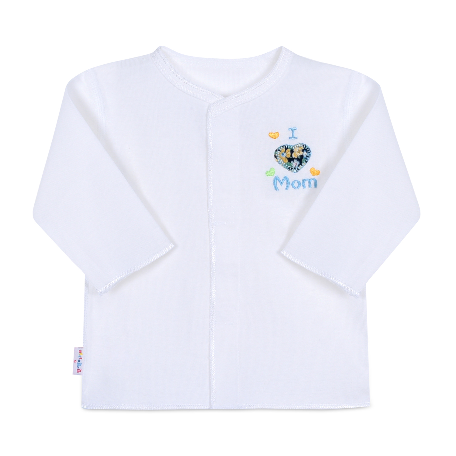 ÁO SƠ SINH CỔ TIM TAY DÀI 0159