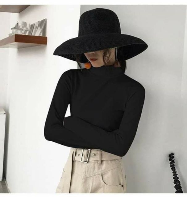 Áo thun dài tay dáng ôm body NỮ co giãn 4 chiều